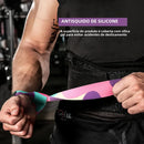 Straps de Musculação Ajustáveis Antiderrapantes para Levantamento de Peso – Suporte de Pulso para Treino, Crossfit e Academia (Par)