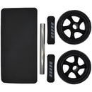 Rolo Abdominal Ab Roller Coaster SW-D808A – Estabilidade Dupla para Resultados Reais