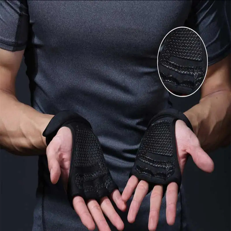 Luvas Esportivas Masculinas com Tecido Elástico – Proteção, Aderência e Conforto para Qualquer Treino
