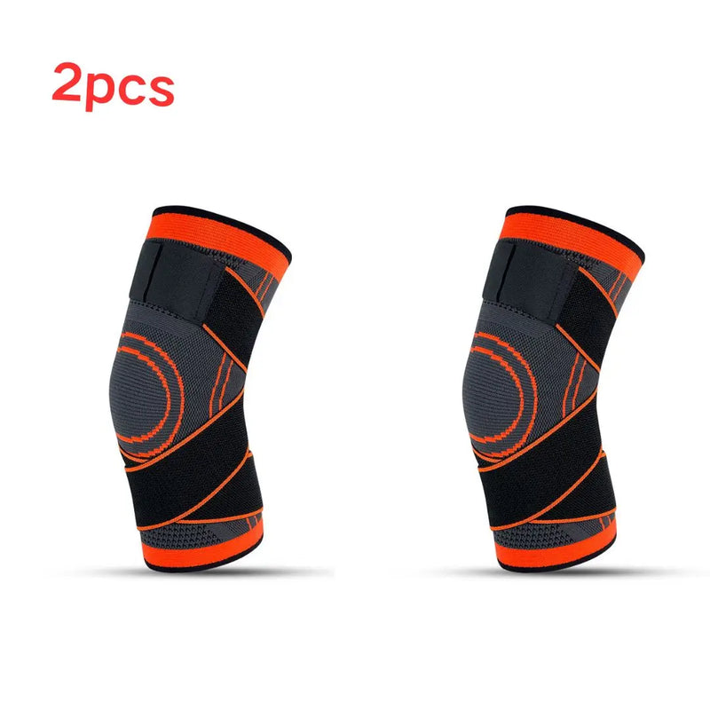 Joelheira Esportiva com Compressão e Alças Ajustáveis – Suporte Inteligente para Sua Performance