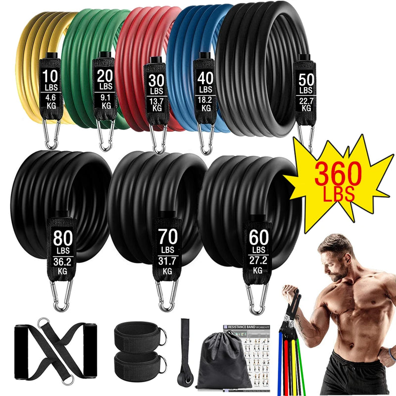 Elásticos de Resistência - Treino Completo em Qualquer Lugar