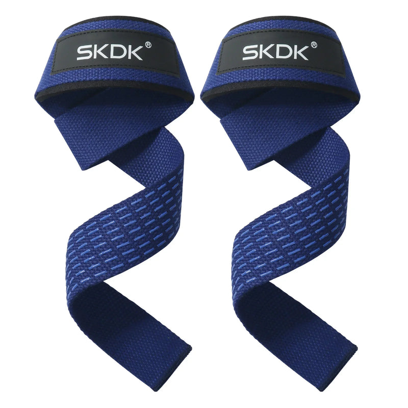 Straps de Musculação Ajustáveis Antiderrapantes para Levantamento de Peso – Suporte de Pulso para Treino, Crossfit e Academia (Par)