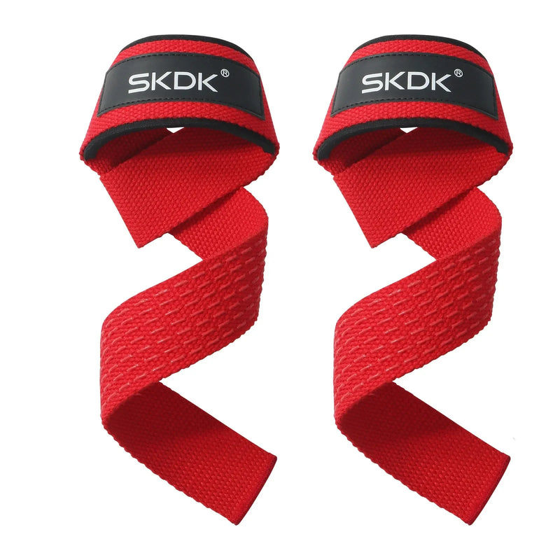 Straps de Musculação Ajustáveis Antiderrapantes para Levantamento de Peso – Suporte de Pulso para Treino, Crossfit e Academia (Par)