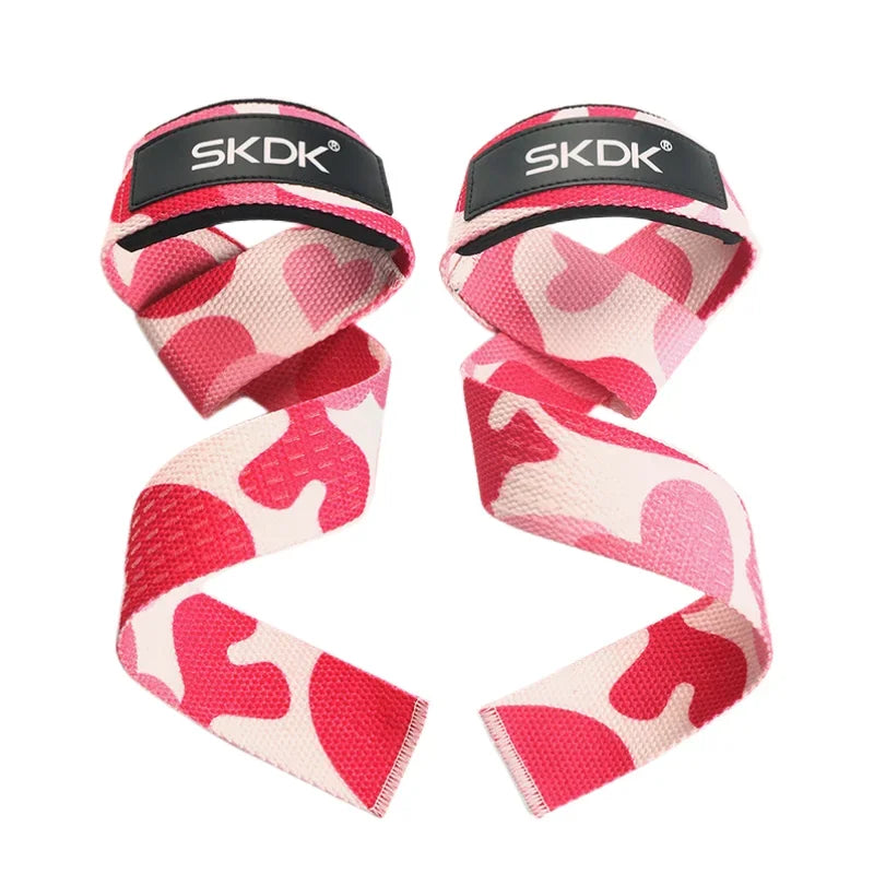 Straps de Musculação Ajustáveis Antiderrapantes para Levantamento de Peso – Suporte de Pulso para Treino, Crossfit e Academia (Par)