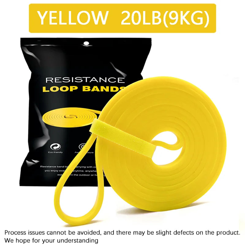 Faixas de Resistência em Látex Natural para Treino de Força