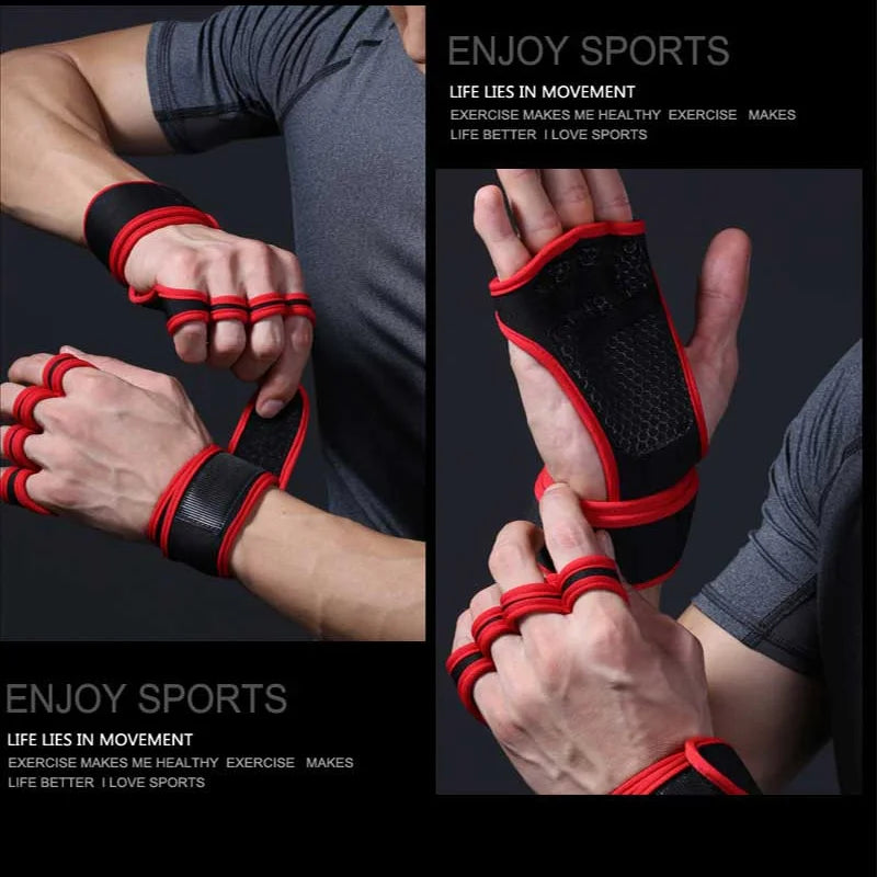 Luvas Esportivas Masculinas com Tecido Elástico – Proteção, Aderência e Conforto para Qualquer Treino