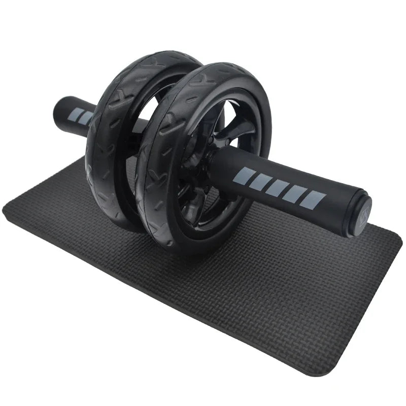 Rolo Abdominal Ab Roller Coaster SW-D808A – Estabilidade Dupla para Resultados Reais