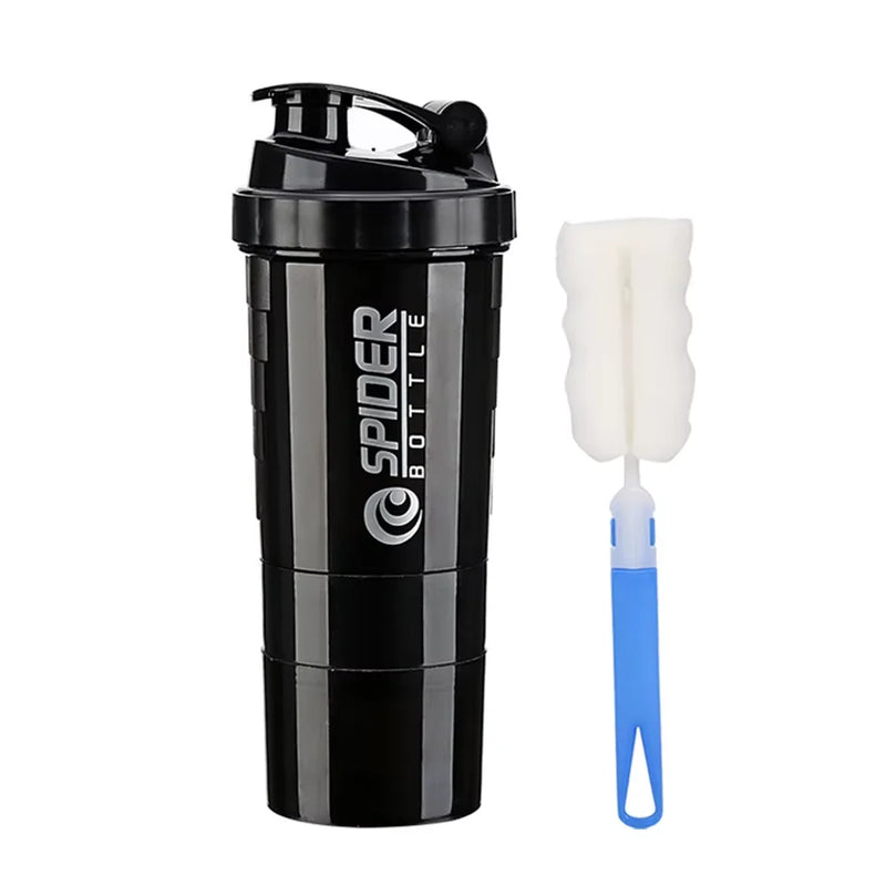 Shaker 3 em 1 para Suplementos – Mistura Perfeita, Hidratação Garantida