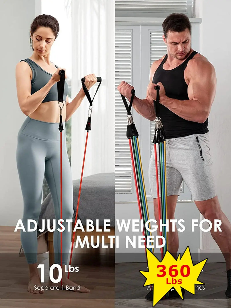 Elásticos de Resistência - Treino Completo em Qualquer Lugar